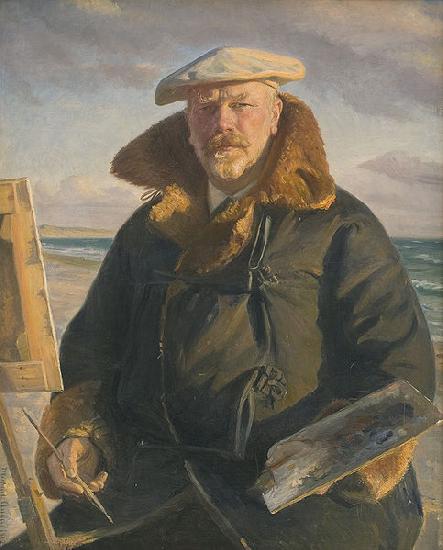 Michael Ancher Self-portrait oil painting image